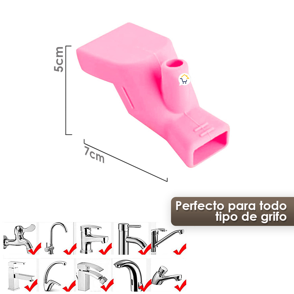 Miniatura 2 de Extensor De Grifo X2 Silicona Fil1